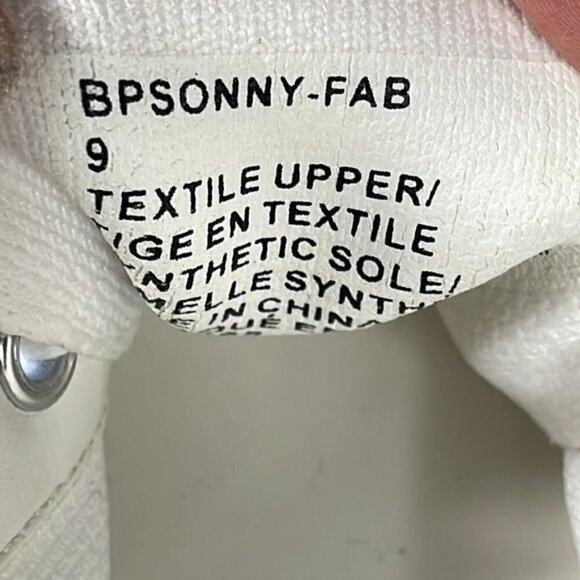 New BP Sonny Fab Platform Sneaker in Pastel Tie Dye Rainbow Sz 9 - Picture 10 of 10